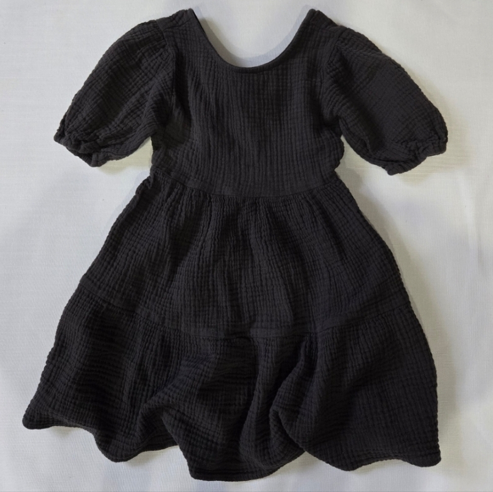 Cotton On Girl's Tiered Gauze Tie Back Dress Size 6